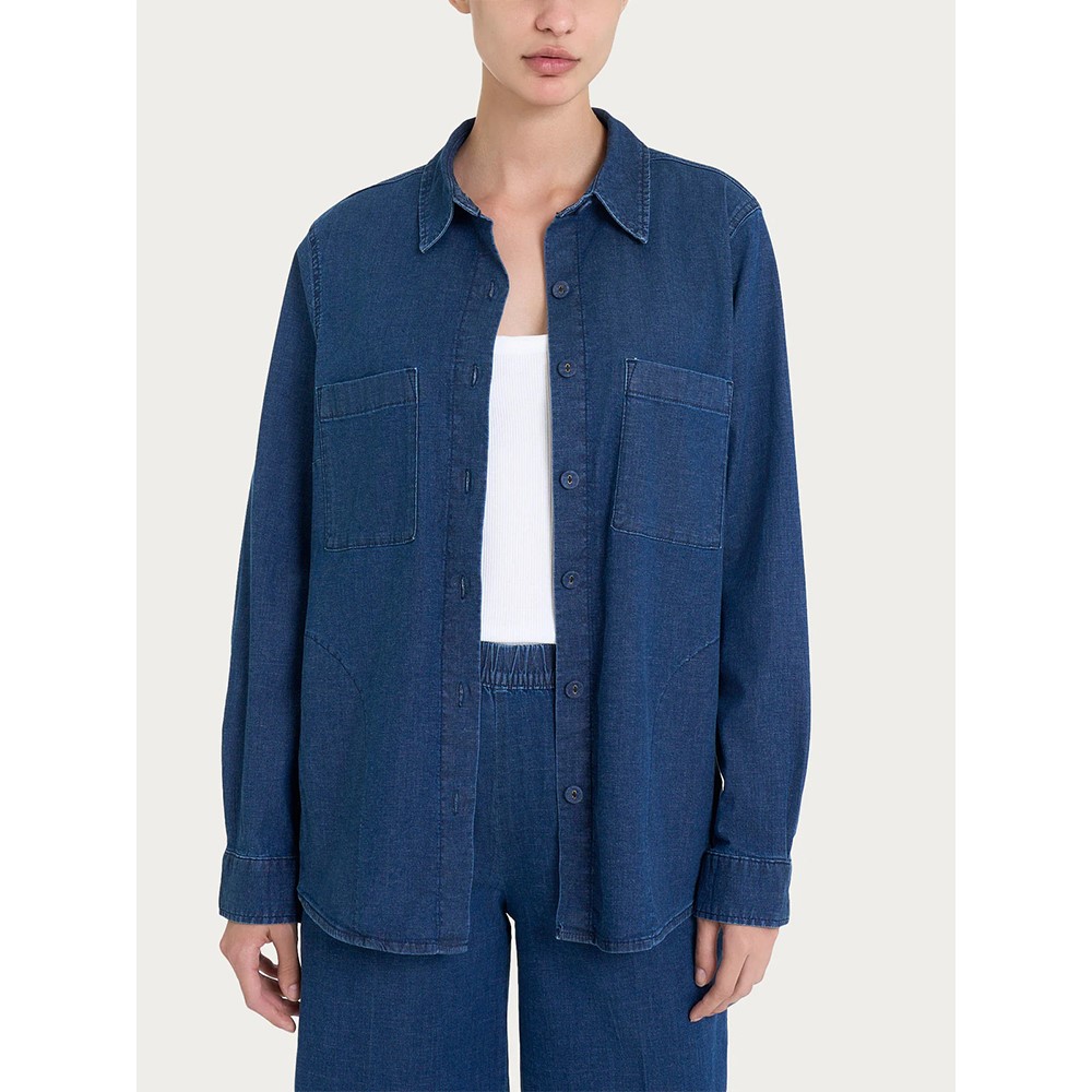 Ragno Shacket in Super Light Denim dm67sc - immagine 2