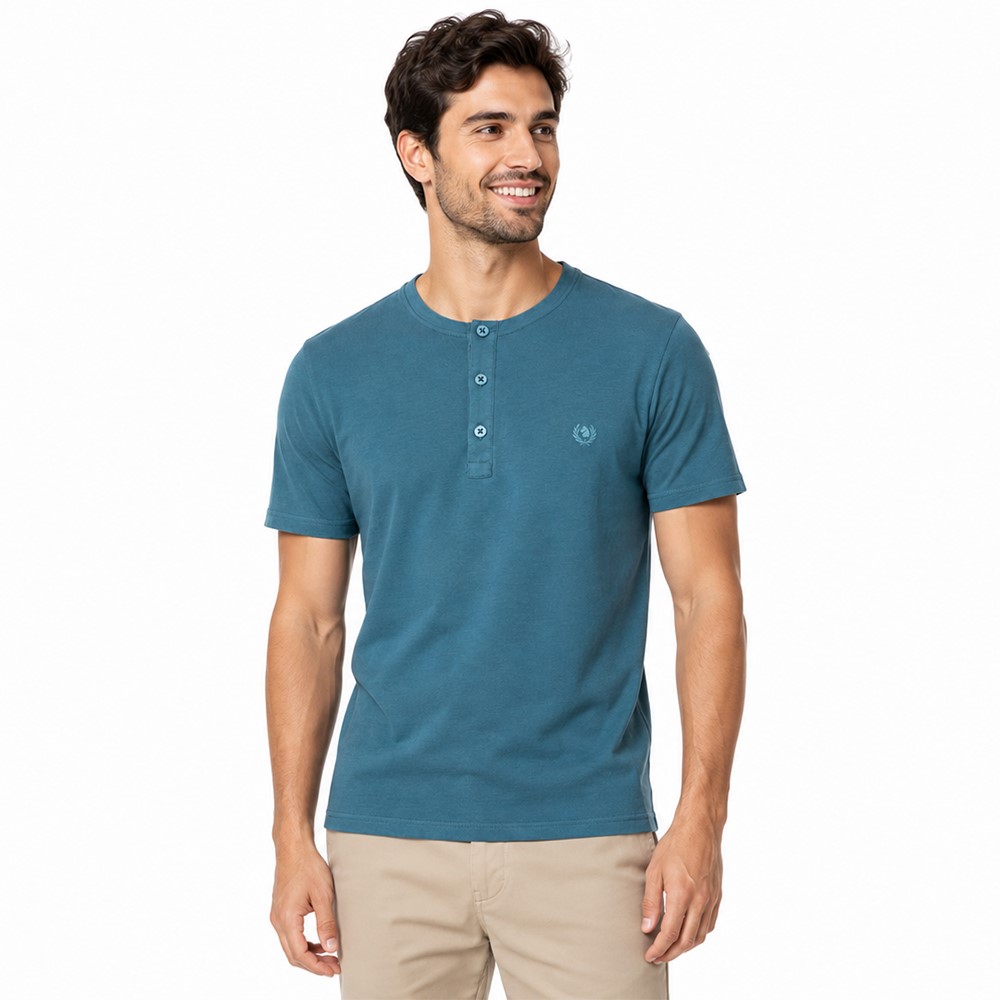 Ascot Sport T-Shirt Uomo Serafino 100% Cotone 15305-325 - immagine 6