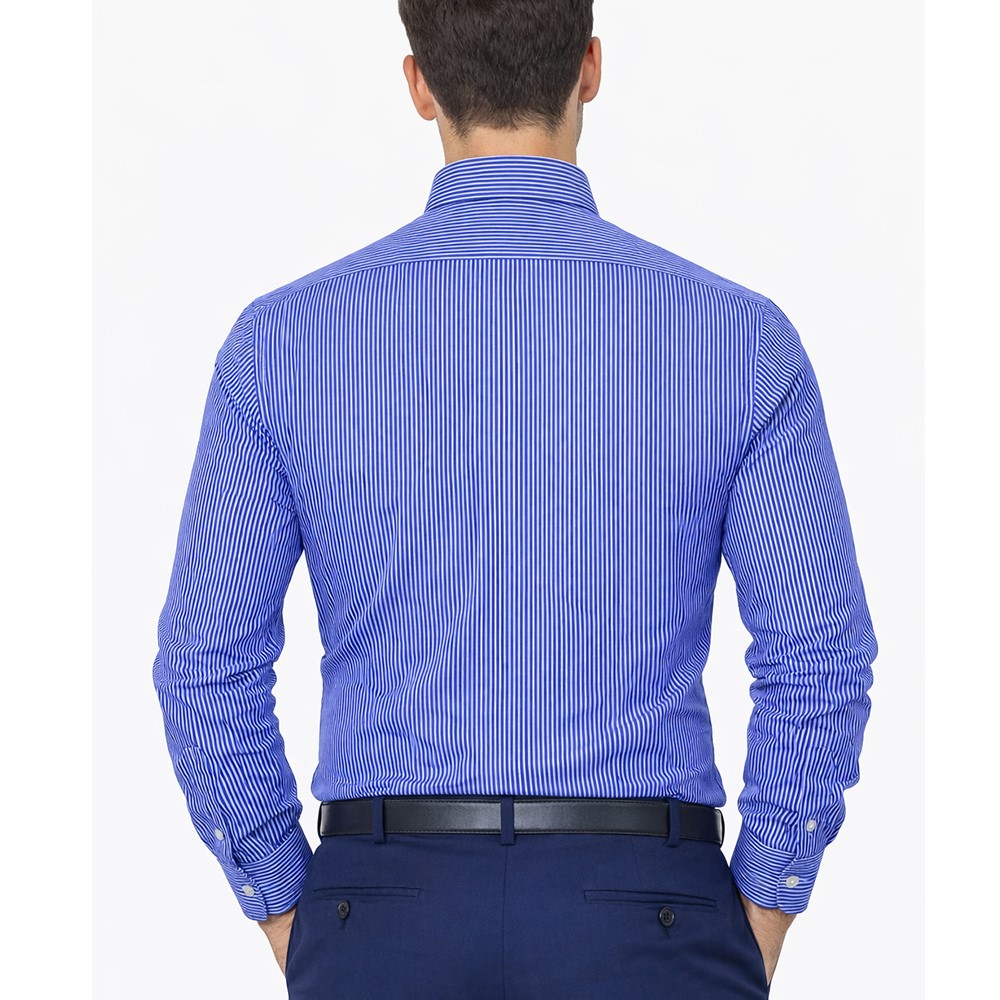Cassera camicia uomo manica lunga botton down 100% cotone 01285 stagni mod.style - immagine 2