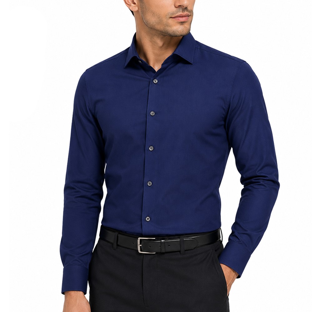 Cassera Camicia Uomo Slim Fit in 100% Cotone Senza Taschino 5b397 mod.active - immagine 7