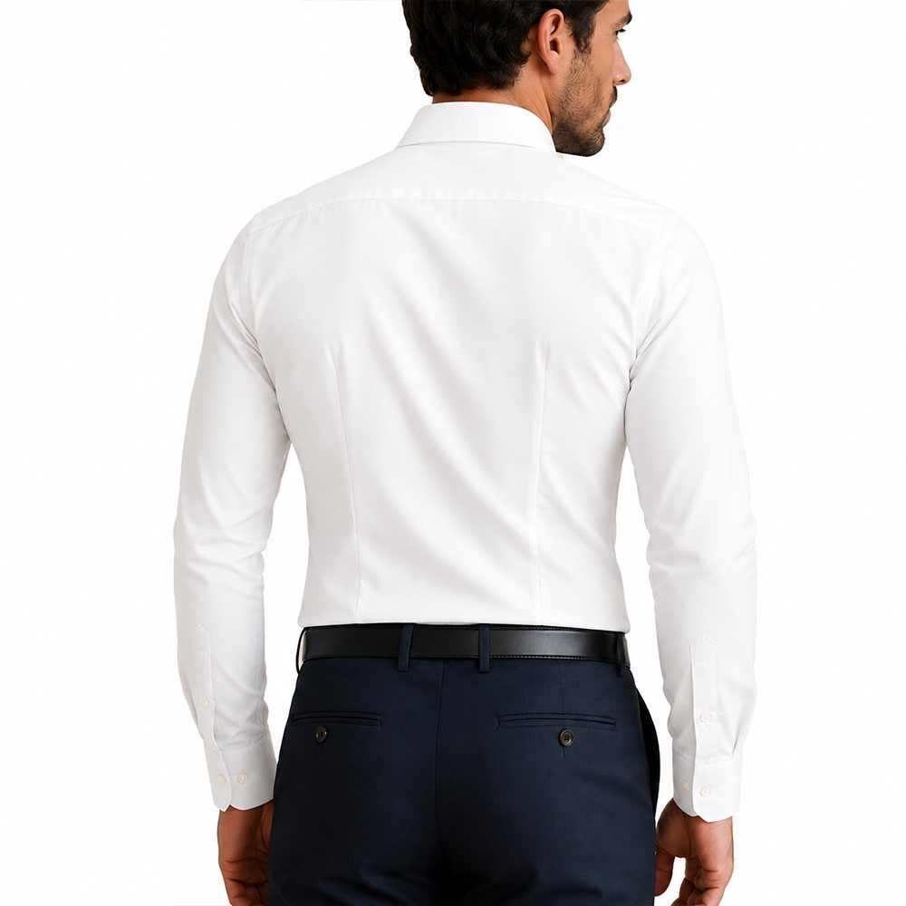 Cassera Camicia Uomo Slim Fit in 100% Cotone Senza Taschino 5b397 mod.active - immagine 2