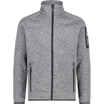 CMP Giacca in Pile da uomo in knit-tech mélange 3h60747n