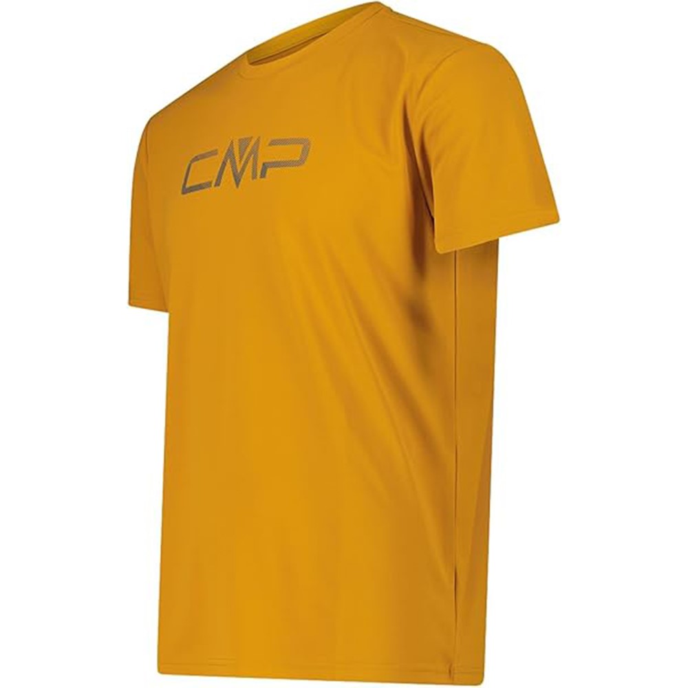 CMP Maglia a maniche corte girocollo da uomo con logo CMP 39t7117p - immagine 3