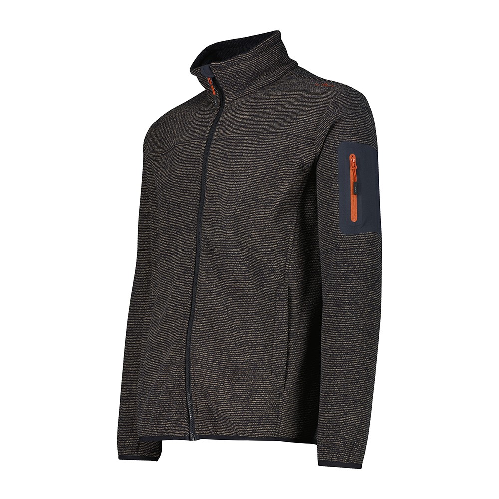 CMP Pile da uomo knit-tech Jacquard con motivo a rombo 38H2237 - immagine 7