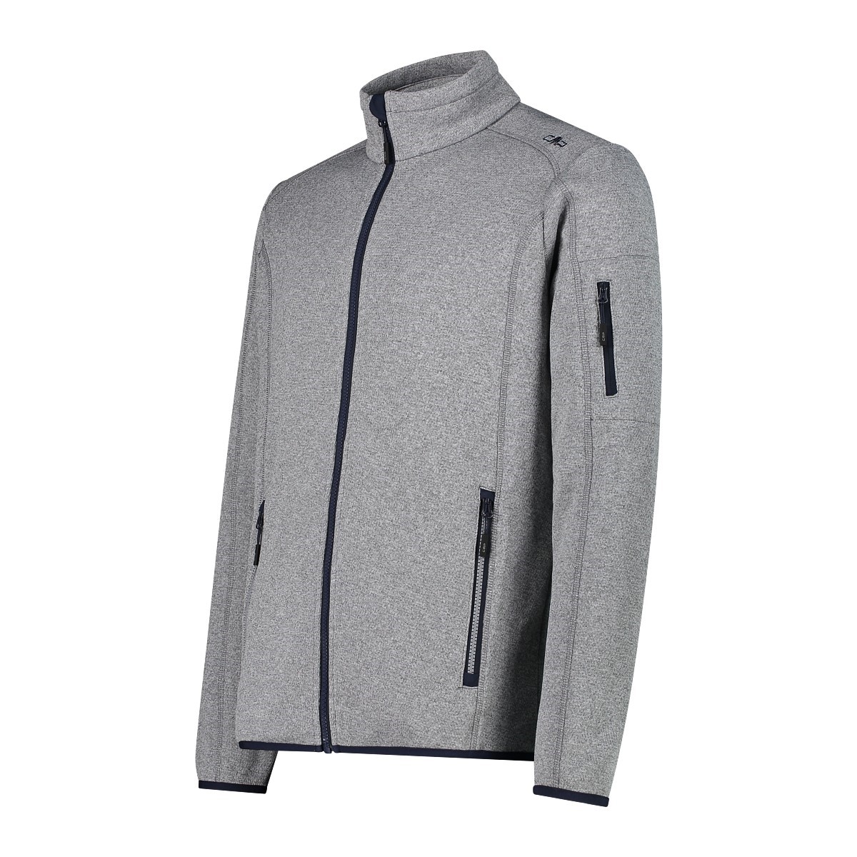 CMP Pile Knit-tech con mesh da uomo P-E 30H5887-50ur glacier cemento - immagine 5