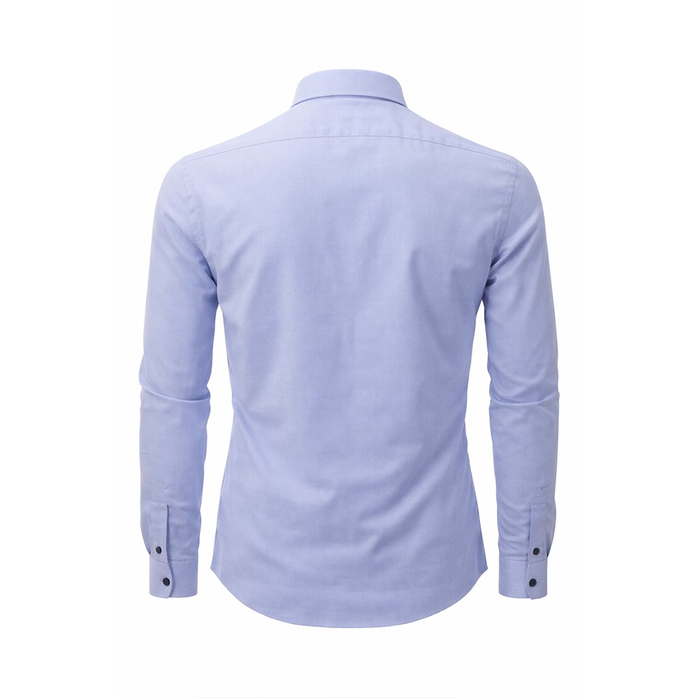Eterna Camicia Uomo Slim Fit Azzurra No Stiro 1446-f171-11 azzurro - immagine 4