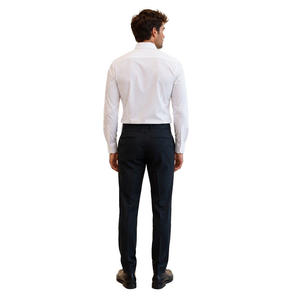 Olymp Camicia 100% cotone No Stiro Manica lunga Modern Fit 6350-00 bianco - immagine 5