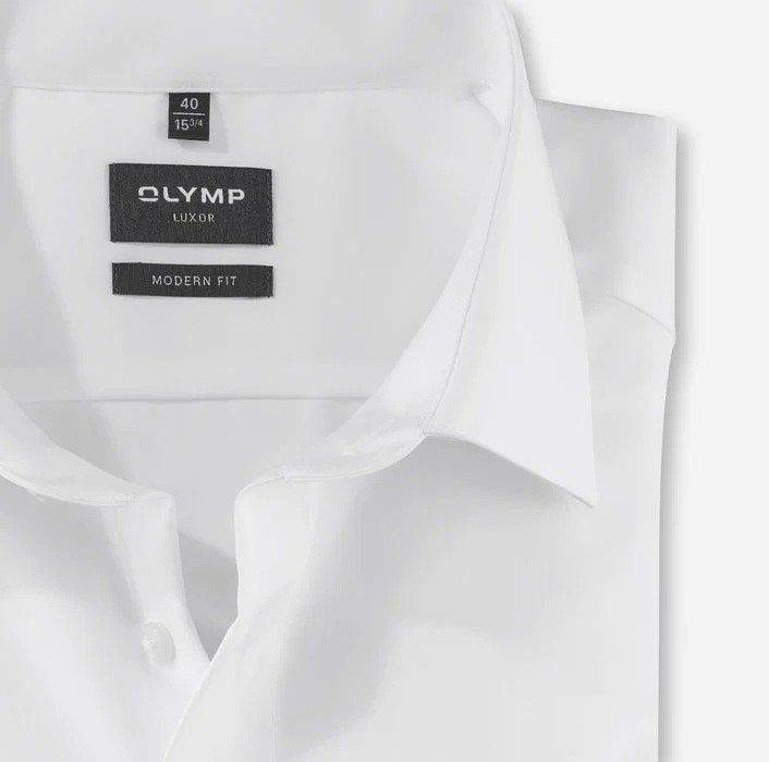 Olymp Camicia 100% cotone No Stiro Manica lunga Modern Fit 6350-00 bianco - immagine 3