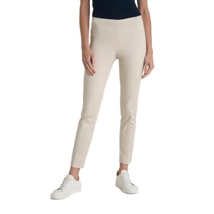 Ragno Pantalone in satin di cotone elasticizzato P-E art.d926py col.786 champignon