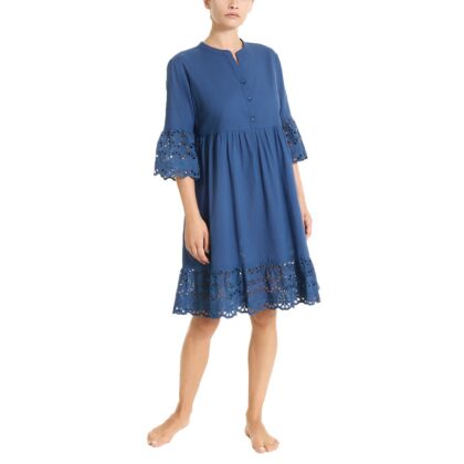 Ragno Vestito con dettagli in Sangallo e Mussola di Cotone ds91dg