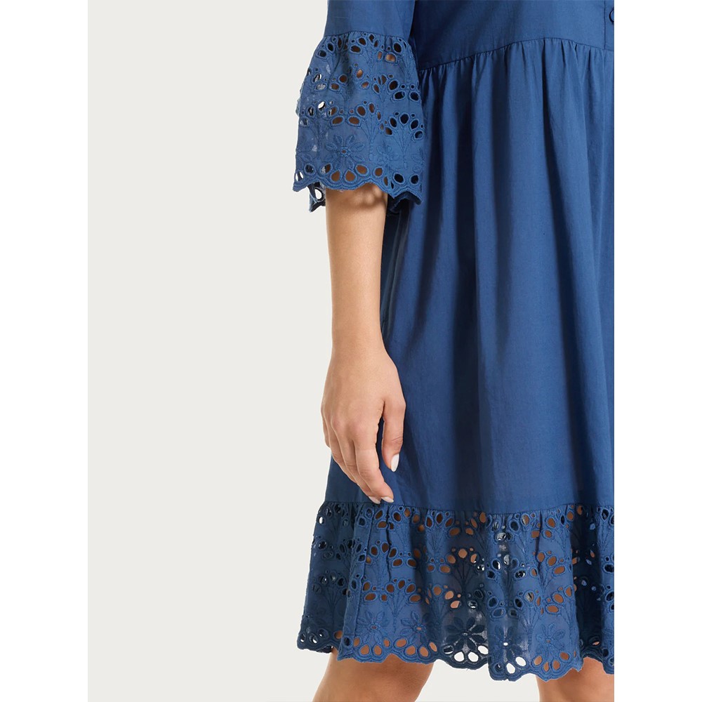 Ragno Vestito con dettagli in Sangallo e Mussola di Cotone ds91dg - immagine 5
