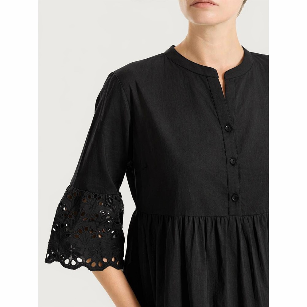 Ragno Vestito con dettagli in Sangallo e Mussola di Cotone ds91dg - immagine 3
