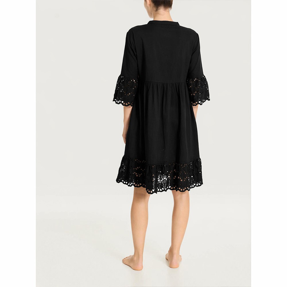Ragno Vestito con dettagli in Sangallo e Mussola di Cotone ds91dg - immagine 2