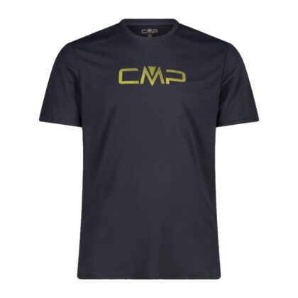 CMP Maglia a maniche corte girocollo da uomo con logo CMP 39t7117p u423 antracite