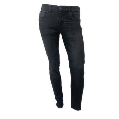Gas jeans stretch zip rev 13.25 oz mod.sax b0548 65bd grigio antracite