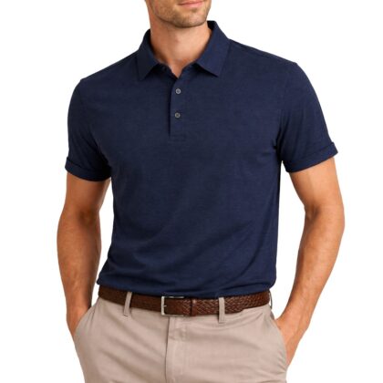 Marbas Polo Uomo in Filo di Scozia 100% Tessuto Fresh Traspirante fc003