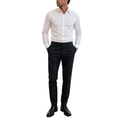 Olymp Camicia 100% cotone No Stiro Manica lunga Modern Fit 6350-00 bianco