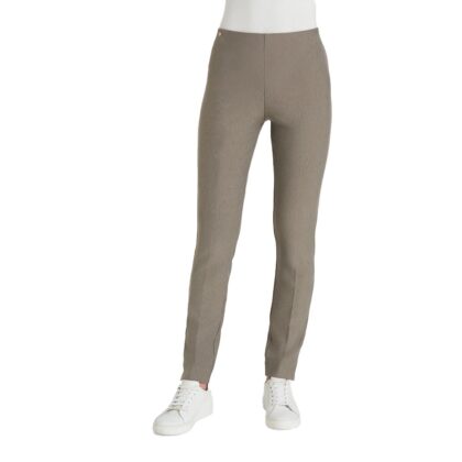 Ragno Pantalone a sigaretta con spacchetti in Compact Autunno-inverno de72ps 178m glace melange