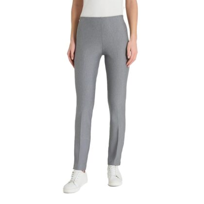 Ragno Pantalone a sigaretta con spacchetti in Compact de72ps 135m grigio melange