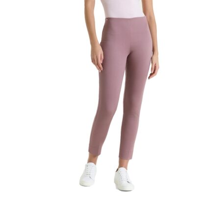 Ragno Pantalone capri con spacchetti in Satin Power d926py Twilight Mauve