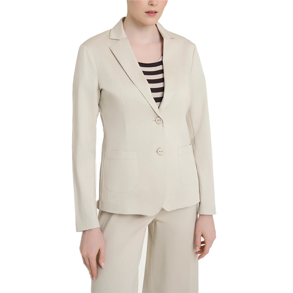 Ragno Blazer con due bottoni in Satin Power P-E dn22ga