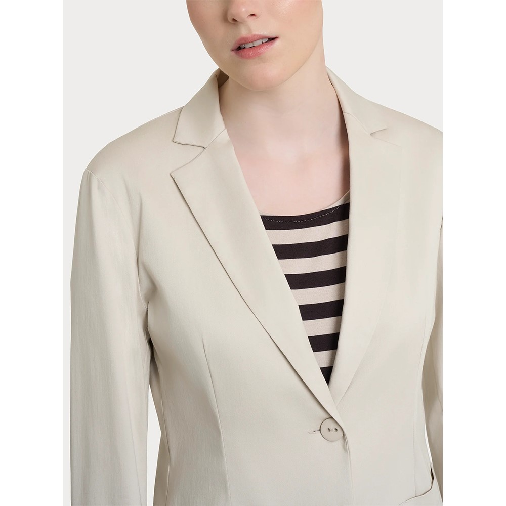 Ragno Blazer con due bottoni in Satin Power P-E dn22ga - immagine 6