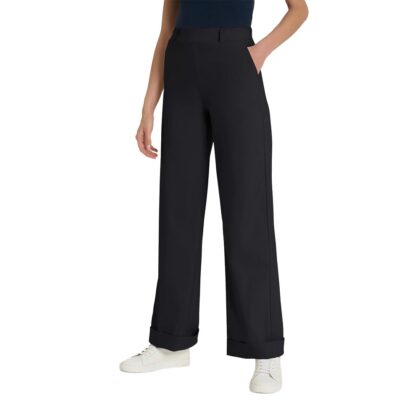 Ragno Pantalone ampio con tasche e risvolto in Super Fresh  dp23p4
