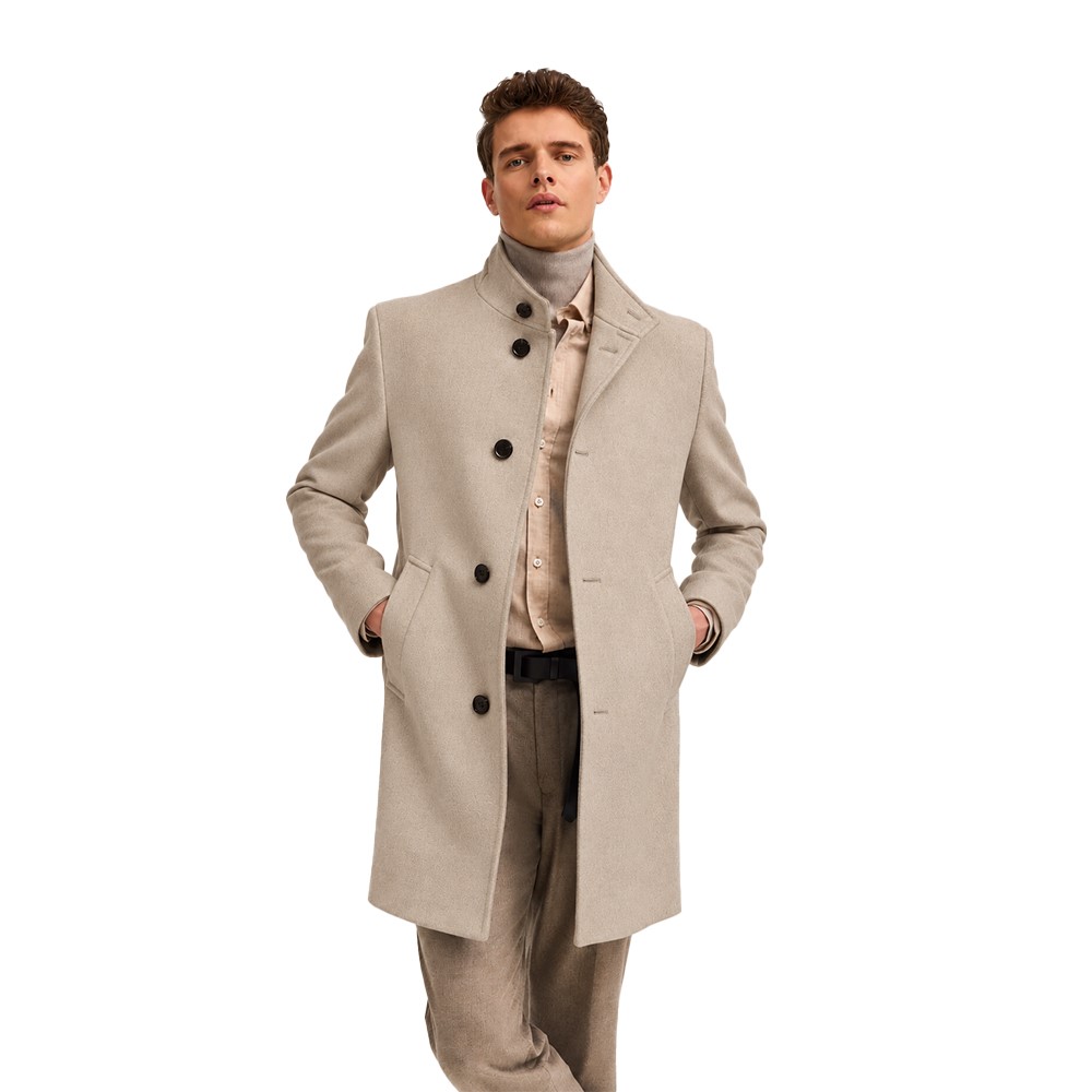 Bugatti Cappotto con collo alto e silhouette moderna 24201-221400 - immagine 7
