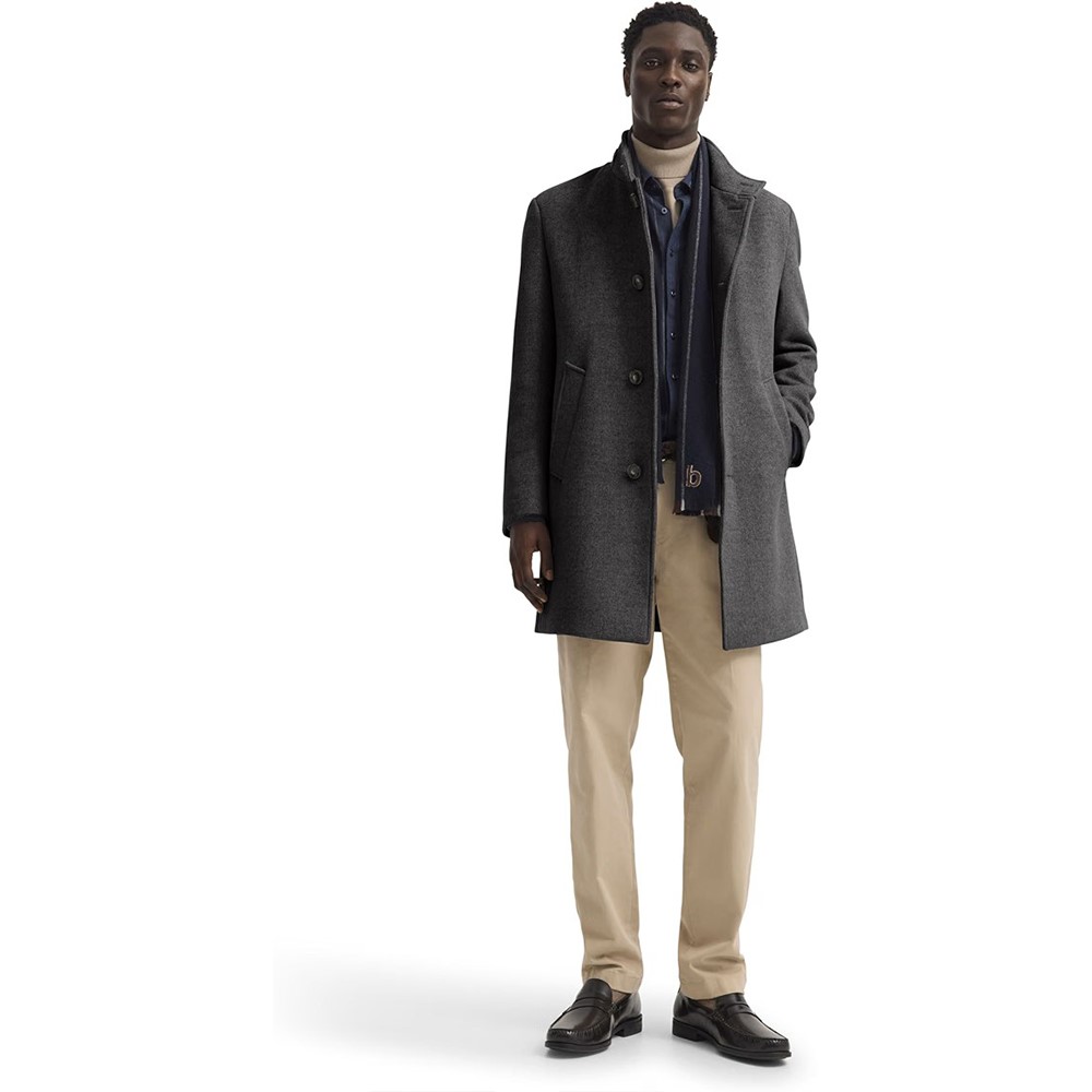 Bugatti Cappotto con collo alto e silhouette moderna 24201-221400 - immagine 11