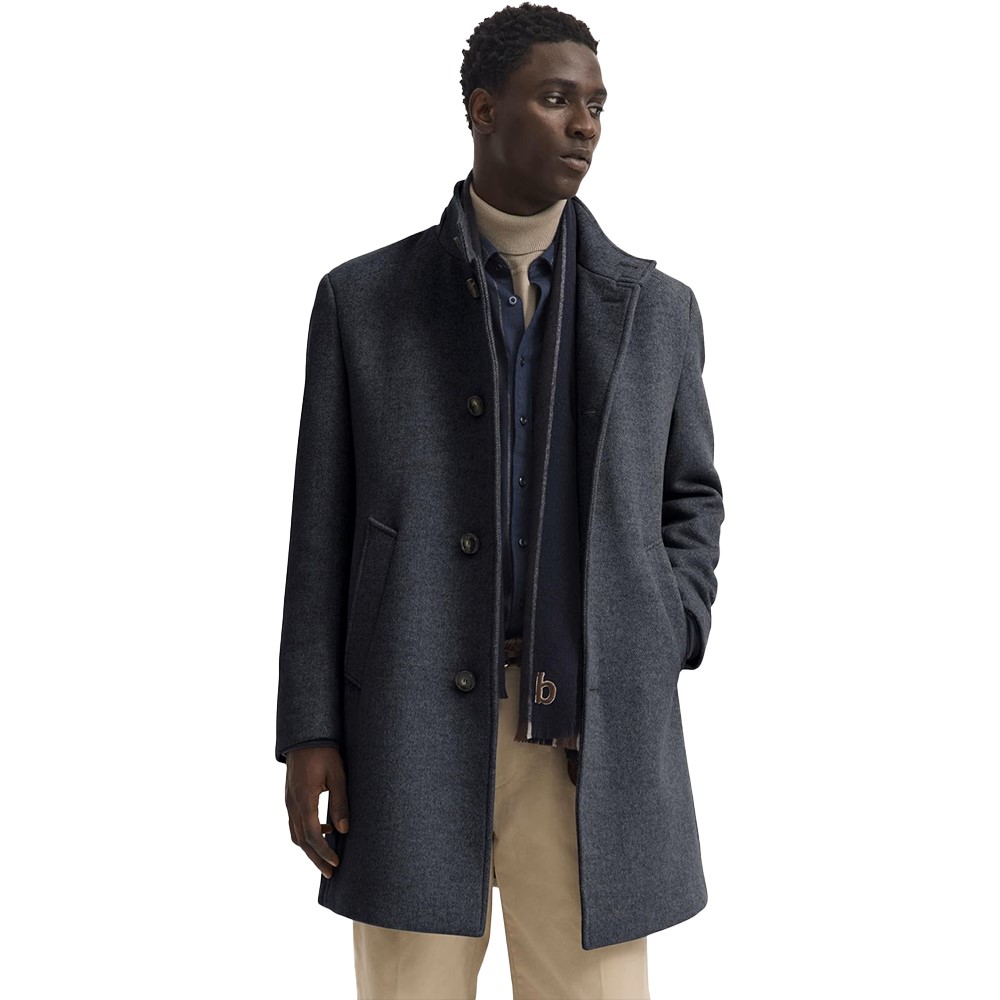 Bugatti Cappotto con collo alto e silhouette moderna 24201-221400