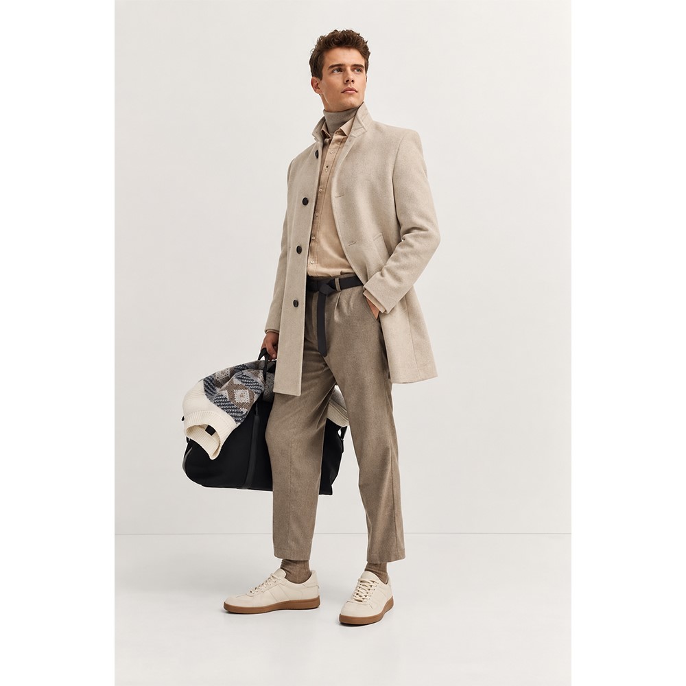 Bugatti Cappotto con collo alto e silhouette moderna 24201-221400 - immagine 4