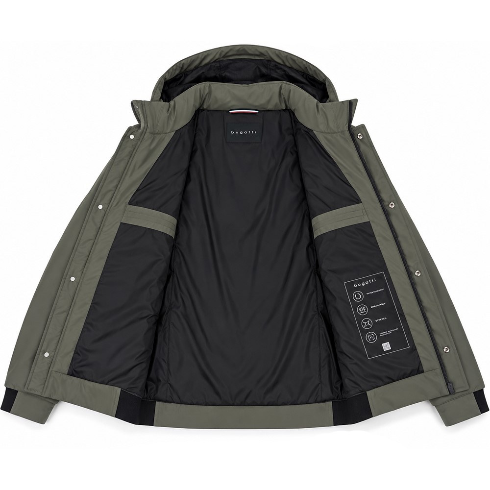 Bugatti Giacca Uomo con Cappuccio – Giubbotto Imbottito Stretch, Impermeabile e Traspirante – Regular Fit 21032 - immagine 3