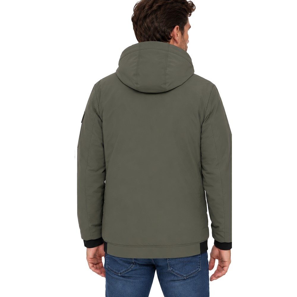 Bugatti Giacca Uomo con Cappuccio – Giubbotto Imbottito Stretch, Impermeabile e Traspirante – Regular Fit 21032 - immagine 4