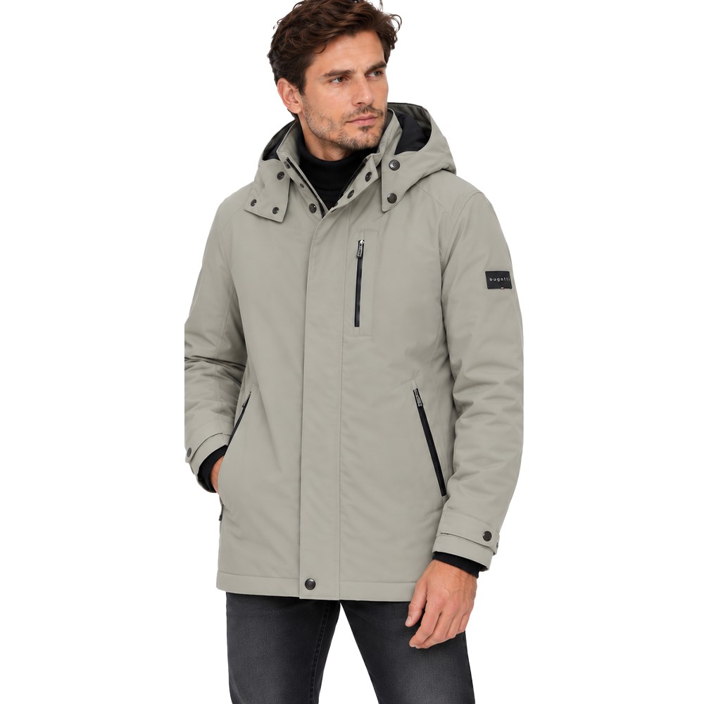 Bugatti Giaccone Uomo con Cappuccio – Impermeabile, Traspirante e Stretch – Giacca Invernale Imbottita con Tasche Zip 21035 - immagine 6