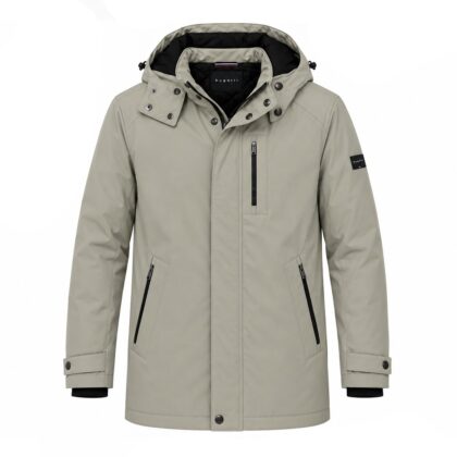 Bugatti Giaccone Uomo con Cappuccio – Impermeabile, Traspirante e Stretch – Giacca Invernale Imbottita con Tasche Zip 21035