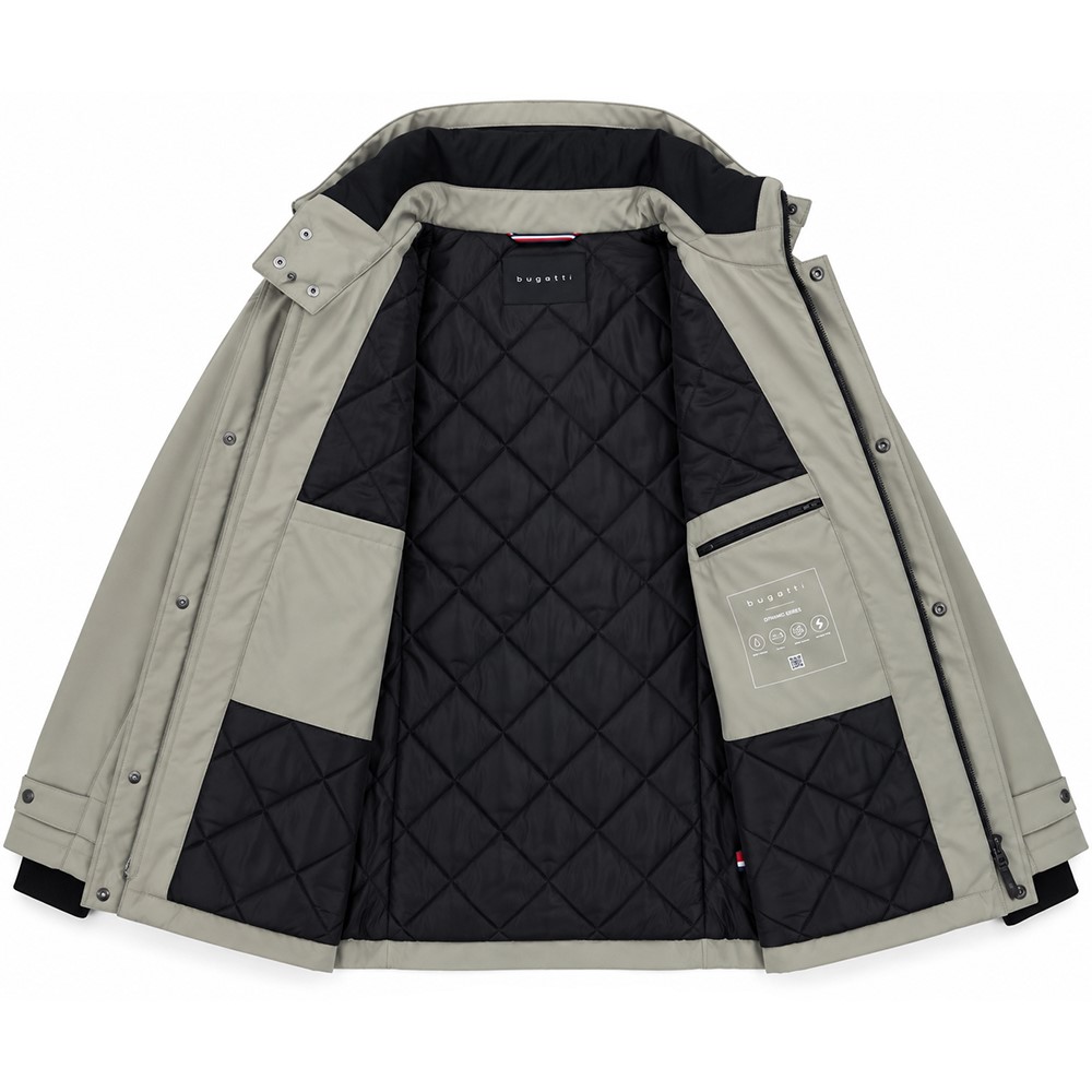 Bugatti Giaccone Uomo con Cappuccio – Impermeabile, Traspirante e Stretch – Giacca Invernale Imbottita con Tasche Zip 21035 - immagine 7