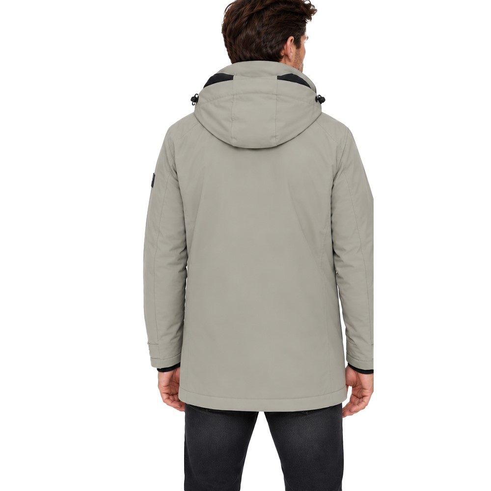 Bugatti Giaccone Uomo con Cappuccio – Impermeabile, Traspirante e Stretch – Giacca Invernale Imbottita con Tasche Zip 21035 - immagine 10