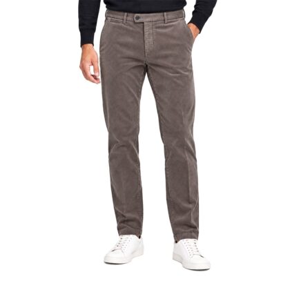 Bugatti Pantaloni Uomo Invernali in Velluto Liscio – Modern Fit 26324f-1423