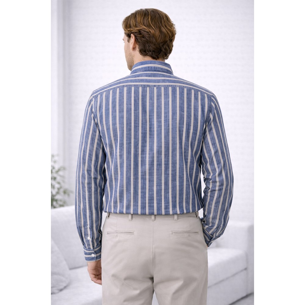 Cassera Camicia 100% cotone radiale mod.style - immagine 3