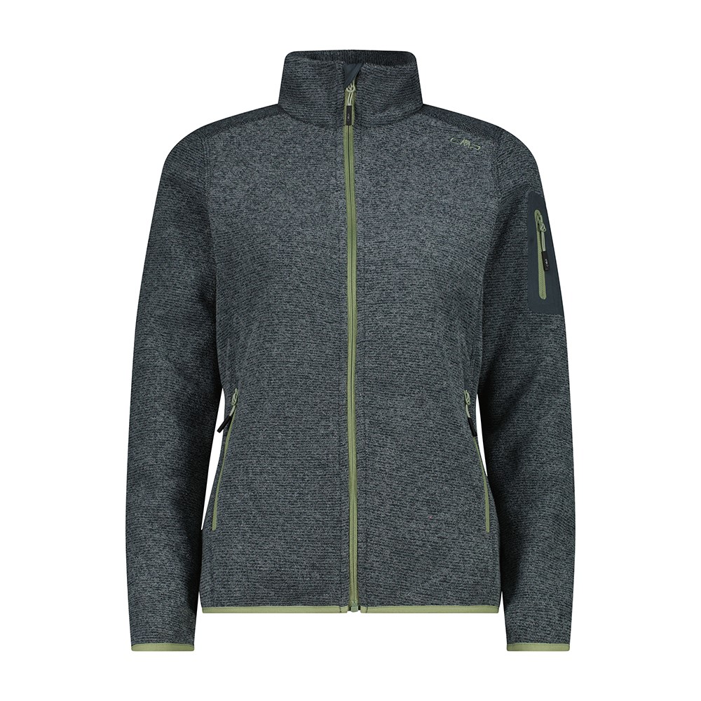 CMP Giacca in pile da donna in Knit-Tech mèlange 3H14746A - immagine 7