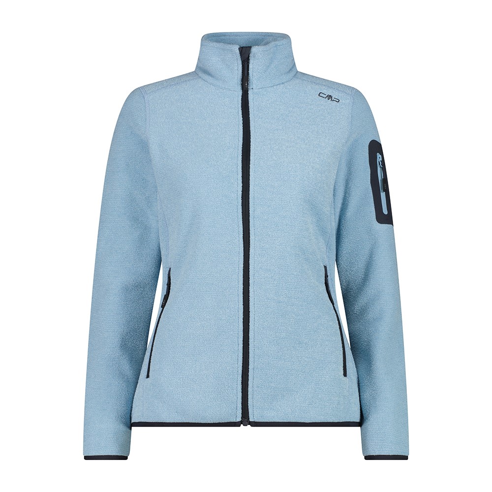 CMP Giacca in pile da donna in Knit-Tech mèlange 3H14746A - immagine 4