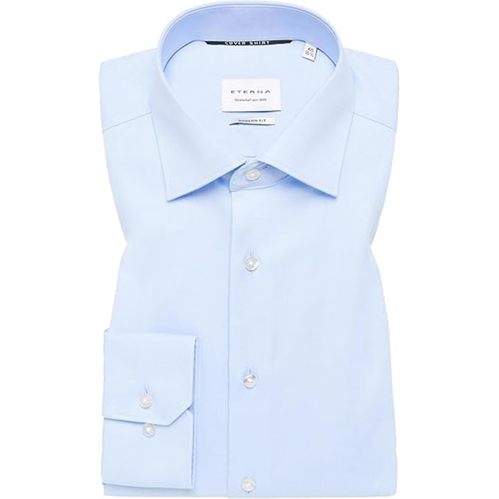 Eterna Camicia No Stiro 100% cotone 8817-x18k - immagine 2