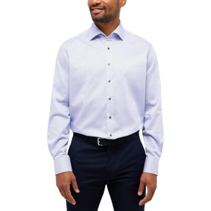 Eterna Uomo camicia twill Modern Fit no stiro 100% cotone art.4163