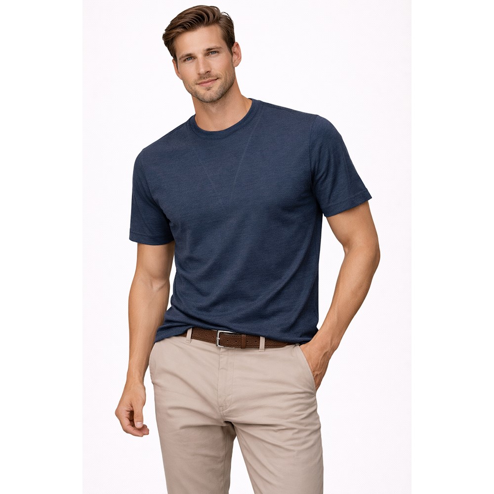 New marbas t-shirt girocollo a manica corta 100% filo di scozia art.12102 - immagine 4