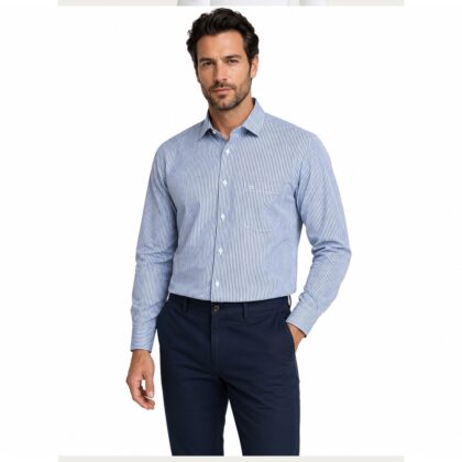 Olymp Camicia da uomo a maniche lunghe no stiro, Luxor, a righe, 470 Modern Fit 26,19 Global Kent