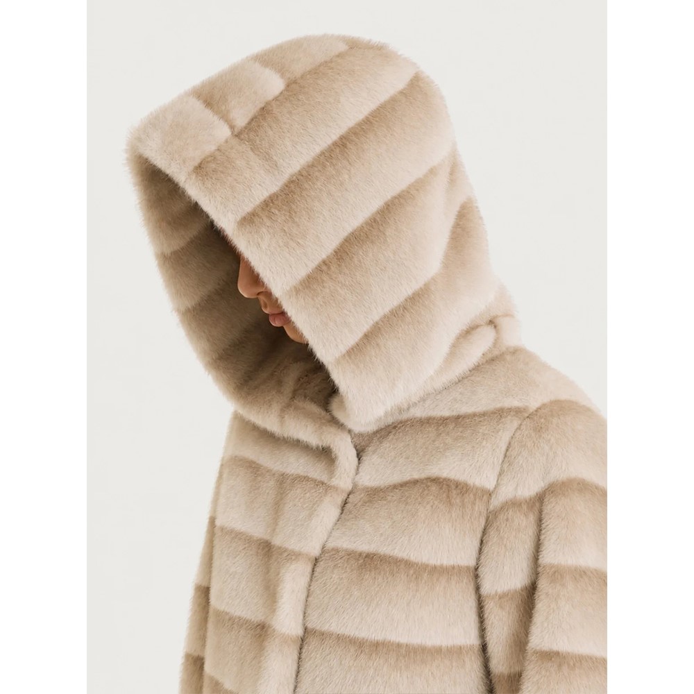Ragno Giaccone con Cappuccio Double Face dq43ku - immagine 3