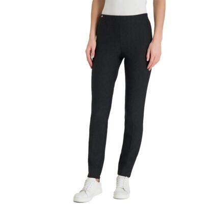 Ragno Pantalone a Sigaretta con Spacchetti in Compact de72ps 489m Oscuro Melange