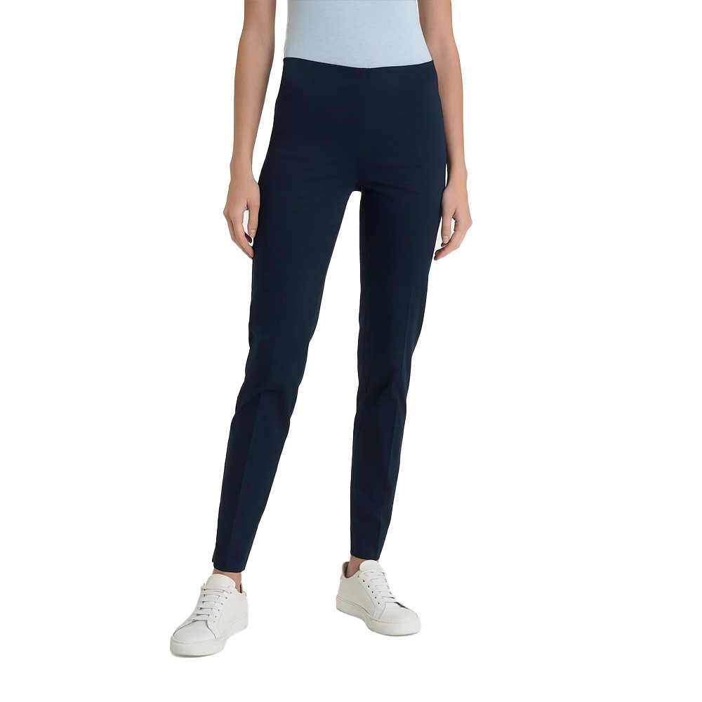Ragno Pantalone a sigaretta con spacchetti in Satin Power dn22ps