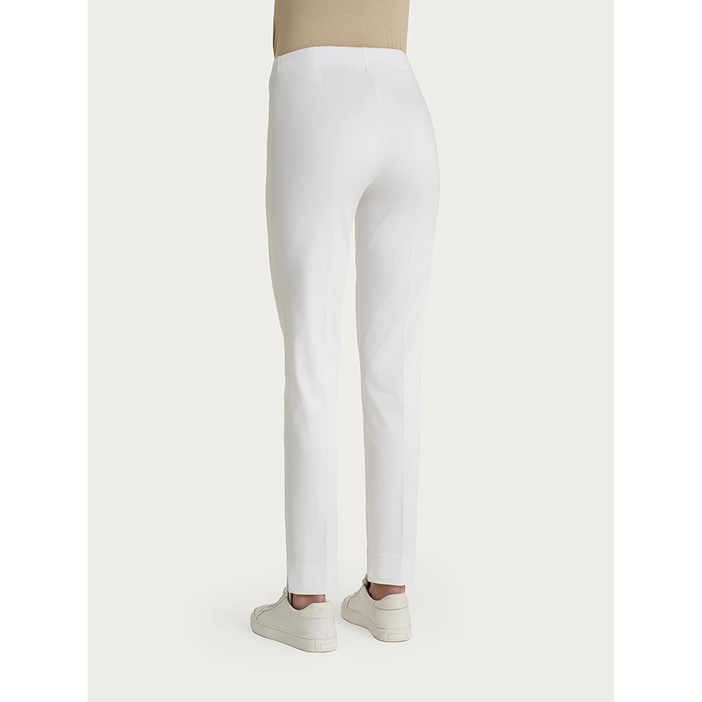 Ragno Pantalone a sigaretta con spacchetti in Satin Power dn22ps - immagine 2