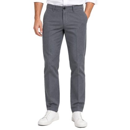 Sporting Mare Pantaloni Uomo chino Stretch Modern Fit in Tessuto Puntinato 62064 MADE IN ITALY